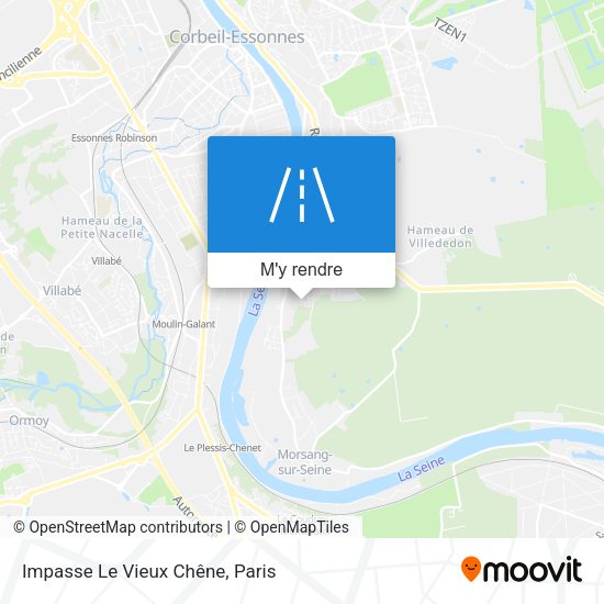 Impasse Le Vieux Chêne plan