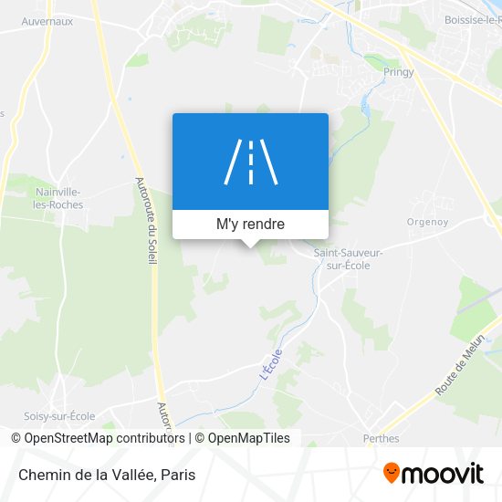 Chemin de la Vallée plan