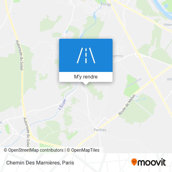 Chemin Des Marnières plan