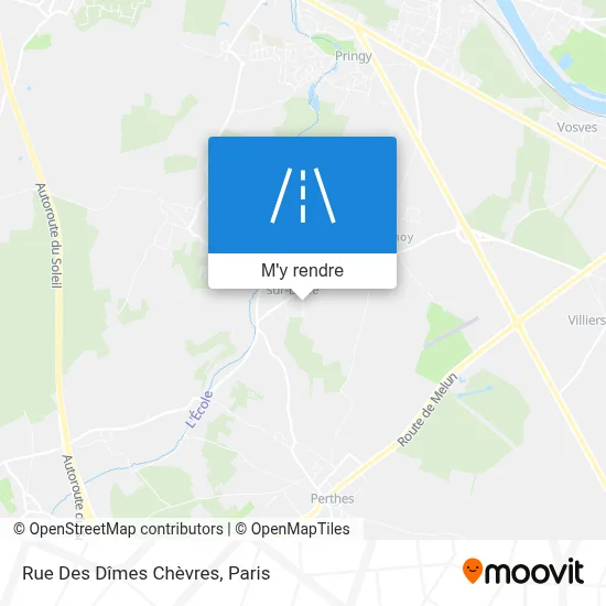 Rue Des Dîmes Chèvres plan