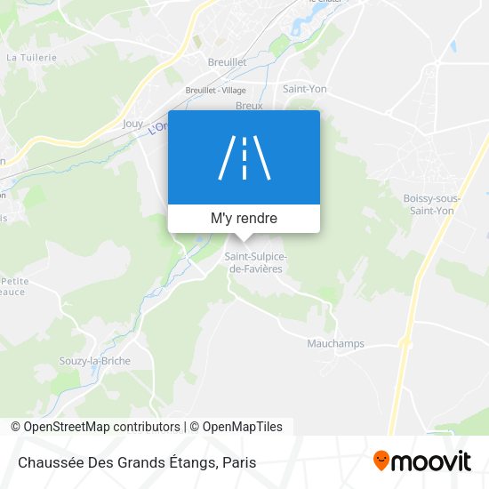 Chaussée Des Grands Étangs plan