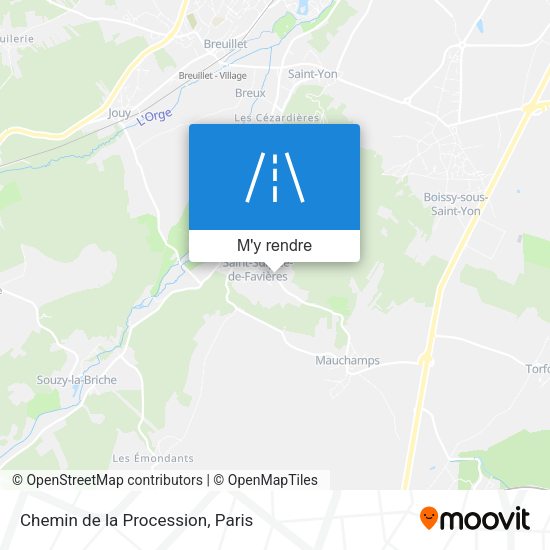 Chemin de la Procession plan