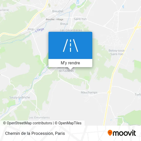 Chemin de la Procession plan