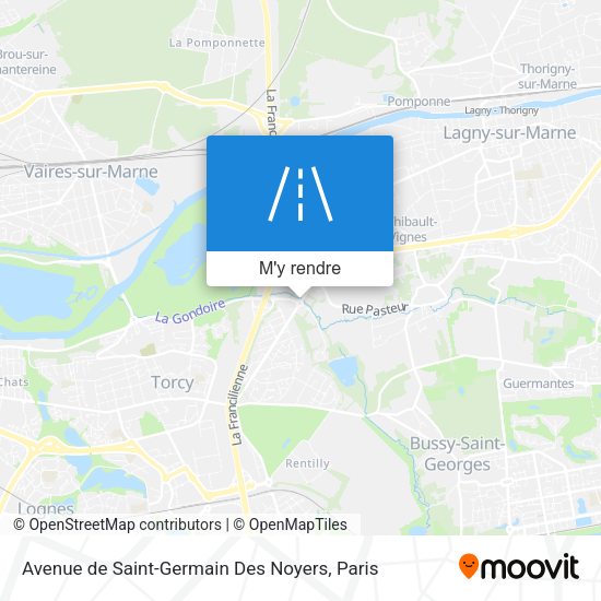 Avenue de Saint-Germain Des Noyers plan