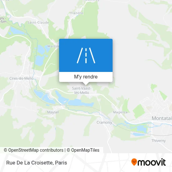Rue De La Croisette plan