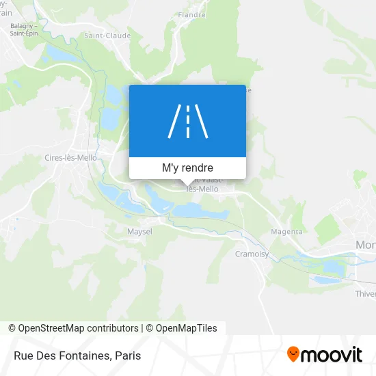 Rue Des Fontaines plan