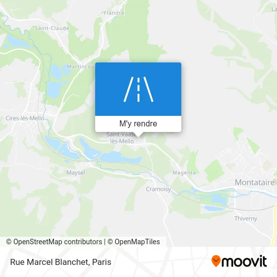 Rue Marcel Blanchet plan