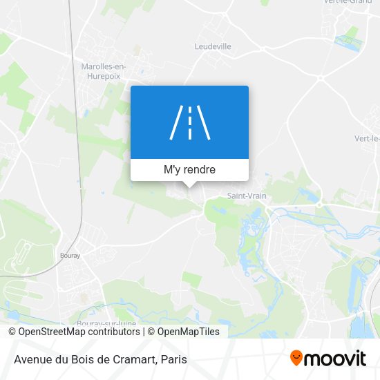Avenue du Bois de Cramart plan