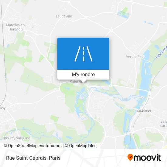 Rue Saint-Caprais plan