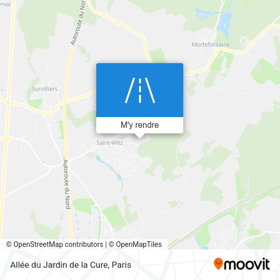 Allée du Jardin de la Cure plan