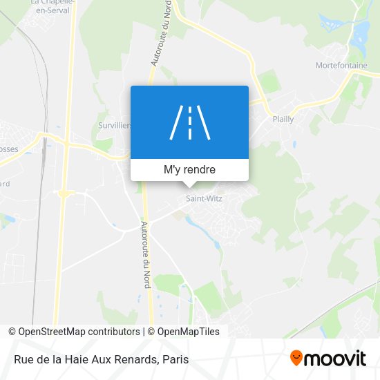 Rue de la Haie Aux Renards plan