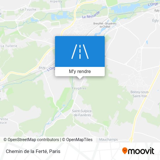 Chemin de la Ferté plan