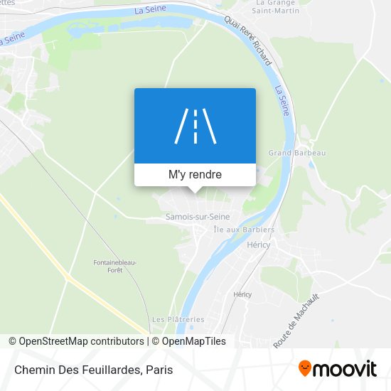 Chemin Des Feuillardes plan