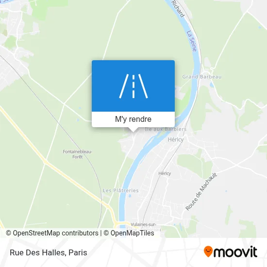 Rue Des Halles plan