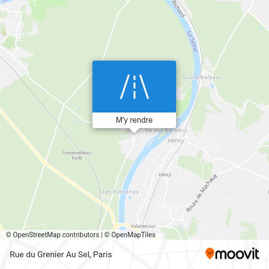 Rue du Grenier Au Sel plan