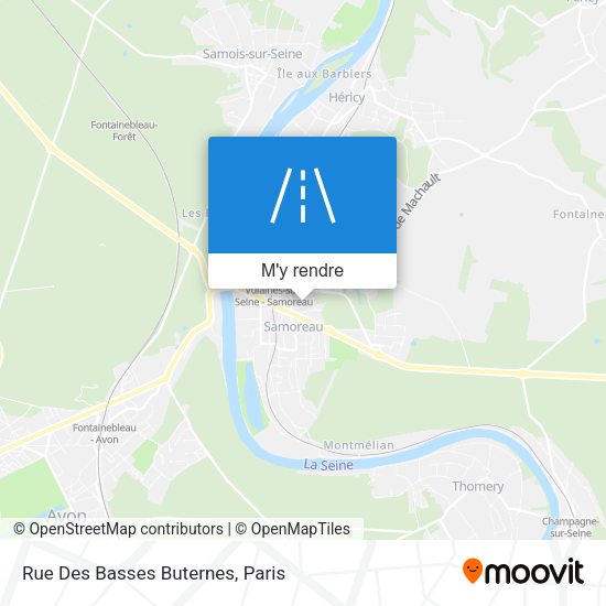 Rue Des Basses Buternes plan