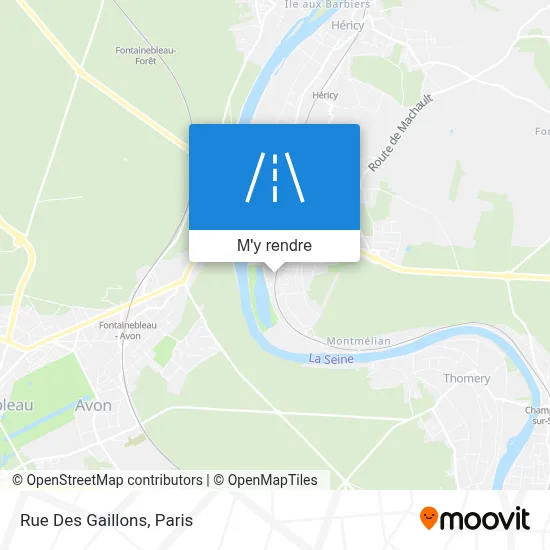 Rue Des Gaillons plan