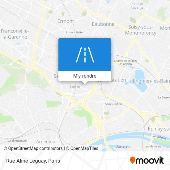 Rue Aline Leguay plan