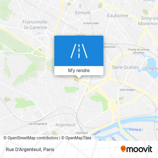 Rue D'Argenteuil plan