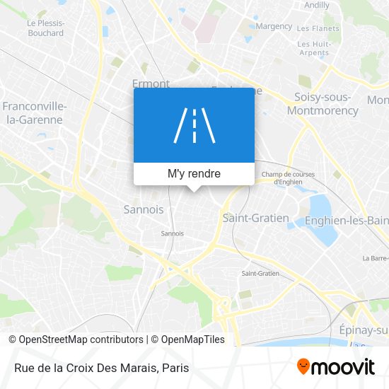 Rue de la Croix Des Marais plan