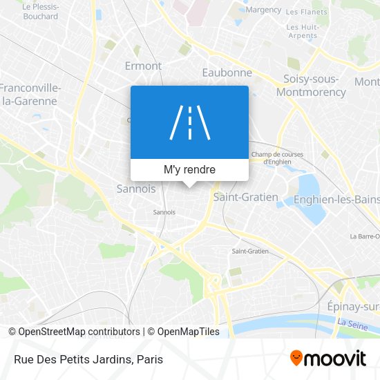 Rue Des Petits Jardins plan
