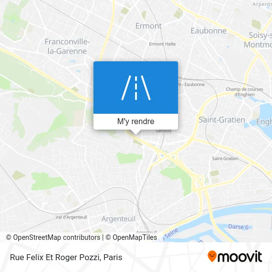 Rue Felix Et Roger Pozzi plan