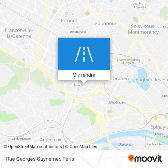 Rue Georges Guynemer plan