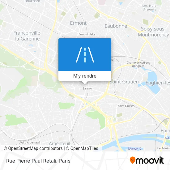 Rue Pierre-Paul Retali plan