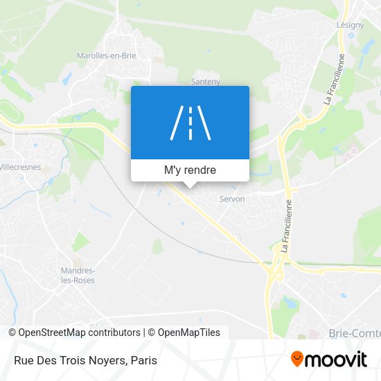 Rue Des Trois Noyers plan