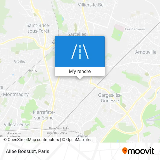 Allée Bossuet plan