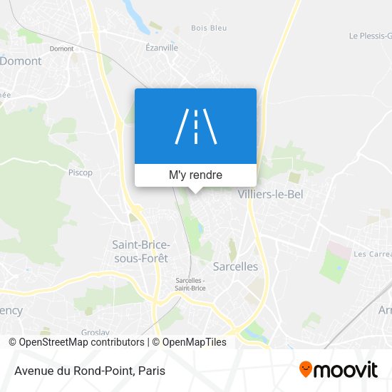Avenue du Rond-Point plan