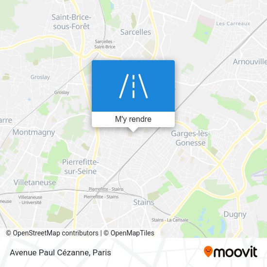 Avenue Paul Cézanne plan