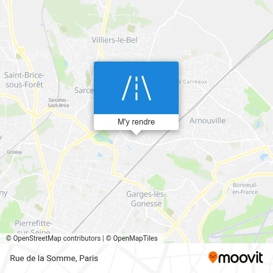 Rue de la Somme plan