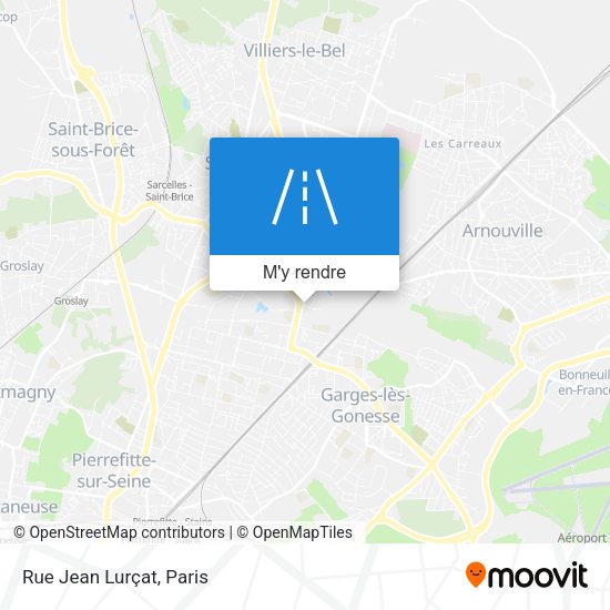 Rue Jean Lurçat plan