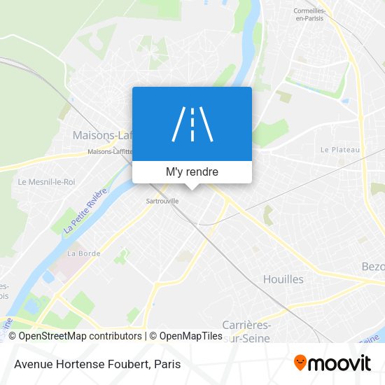 Avenue Hortense Foubert plan