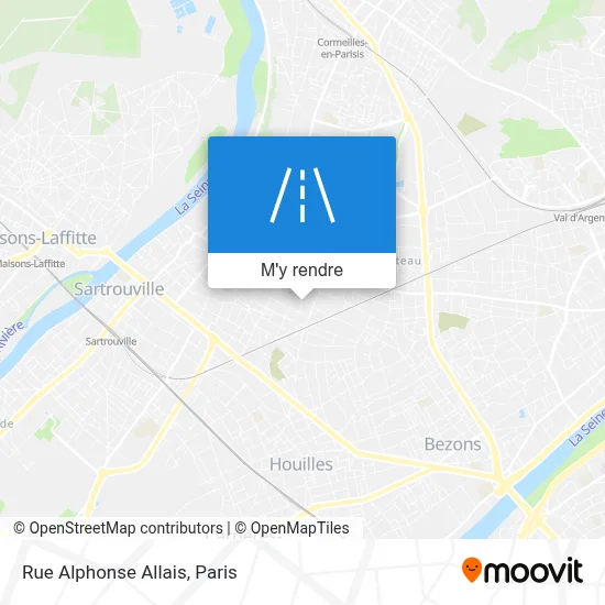 Rue Alphonse Allais plan