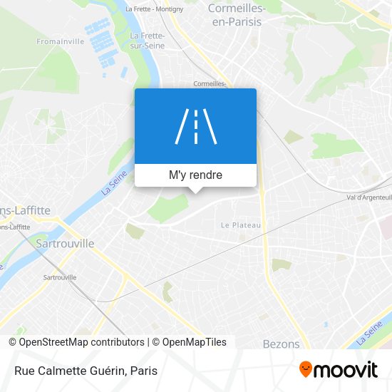 Rue Calmette Guérin plan