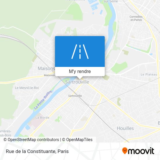 Rue de la Constituante plan