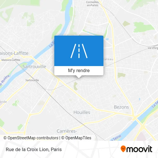 Rue de la Croix Lion plan