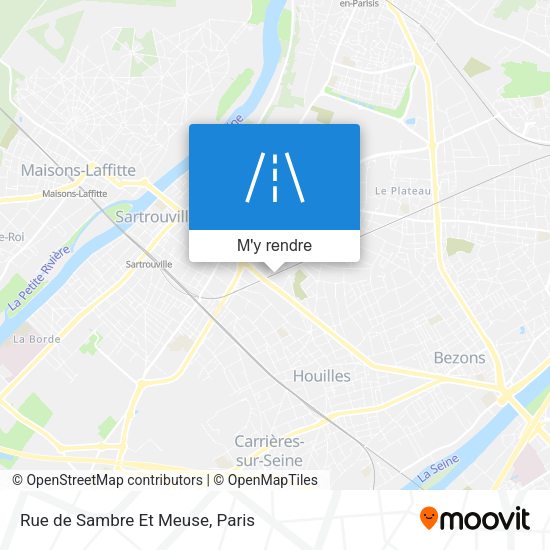 Rue de Sambre Et Meuse plan