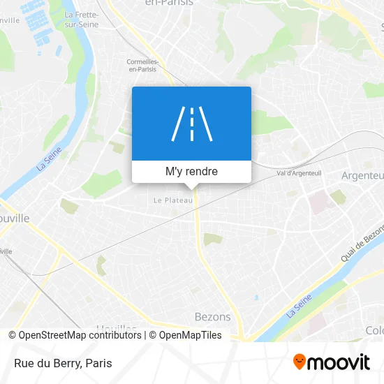 Rue du Berry plan
