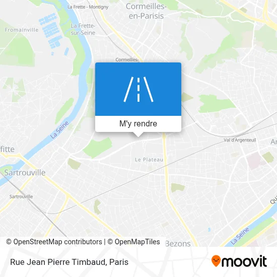Rue Jean Pierre Timbaud plan