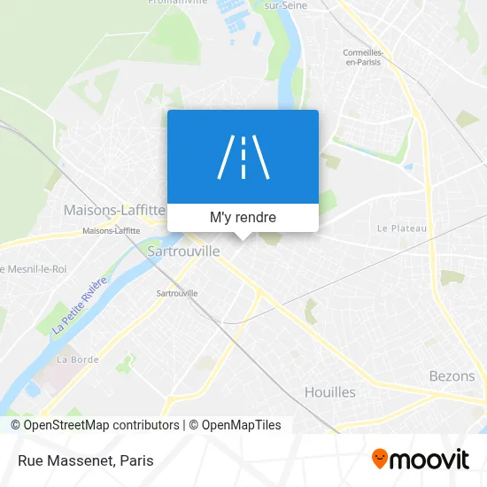 Rue Massenet plan