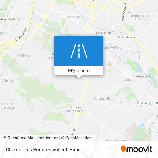 Chemin Des Poudres Vollent plan