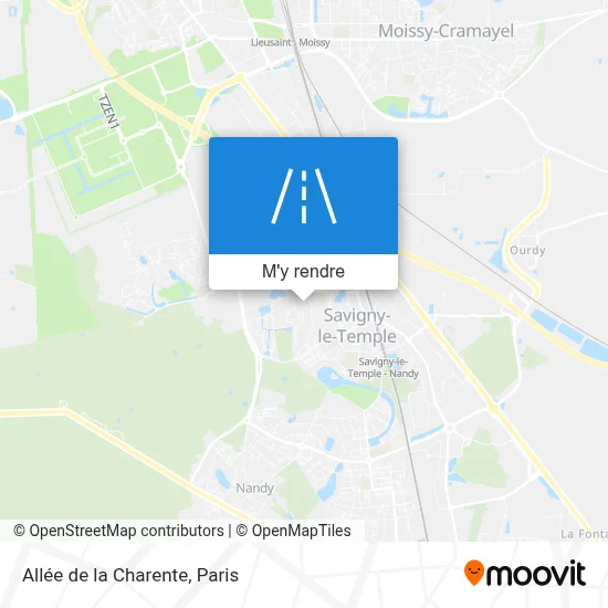Allée de la Charente plan