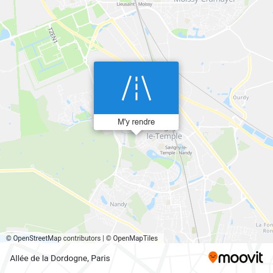 Allée de la Dordogne plan