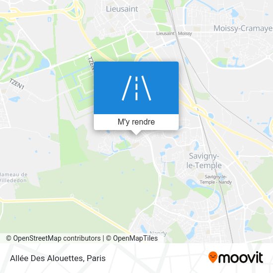 Allée Des Alouettes plan