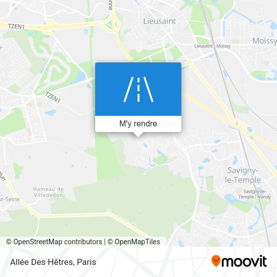 Allée Des Hêtres plan