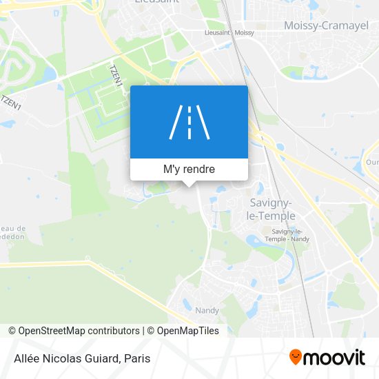 Allée Nicolas Guiard plan