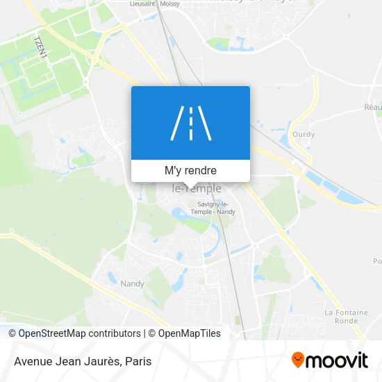 Avenue Jean Jaurès plan